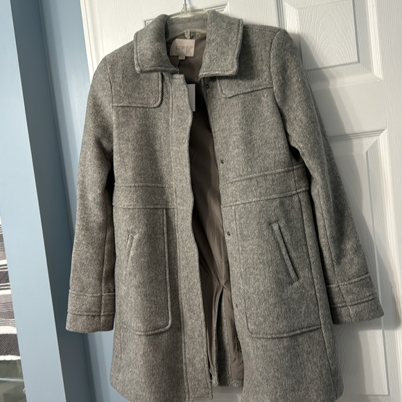 Super cute Loft coat grey women's can - Picture 8 of 9